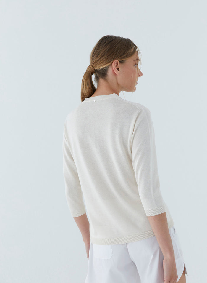 Lorena Antoniazzi MAGLIA CON ZIP