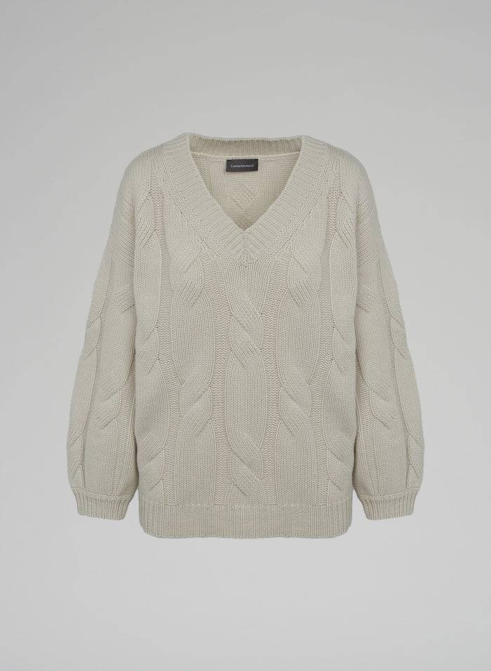 Lorena Antoniazzi MAGLIA IN LANA, CASHMERE E SETA