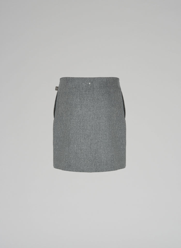 Lorena Antoniazzi MINI GONNA IN LANA