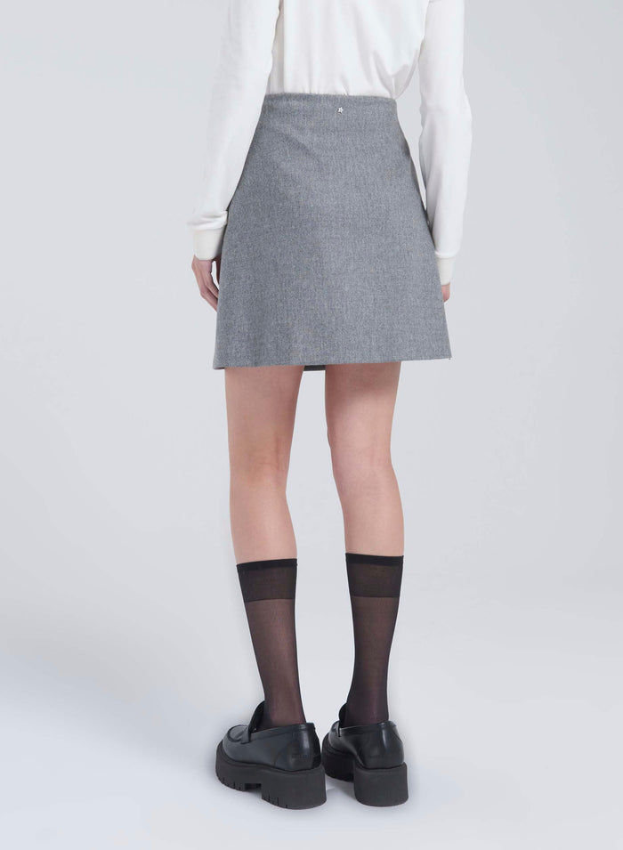 Lorena Antoniazzi MINI GONNA IN LANA