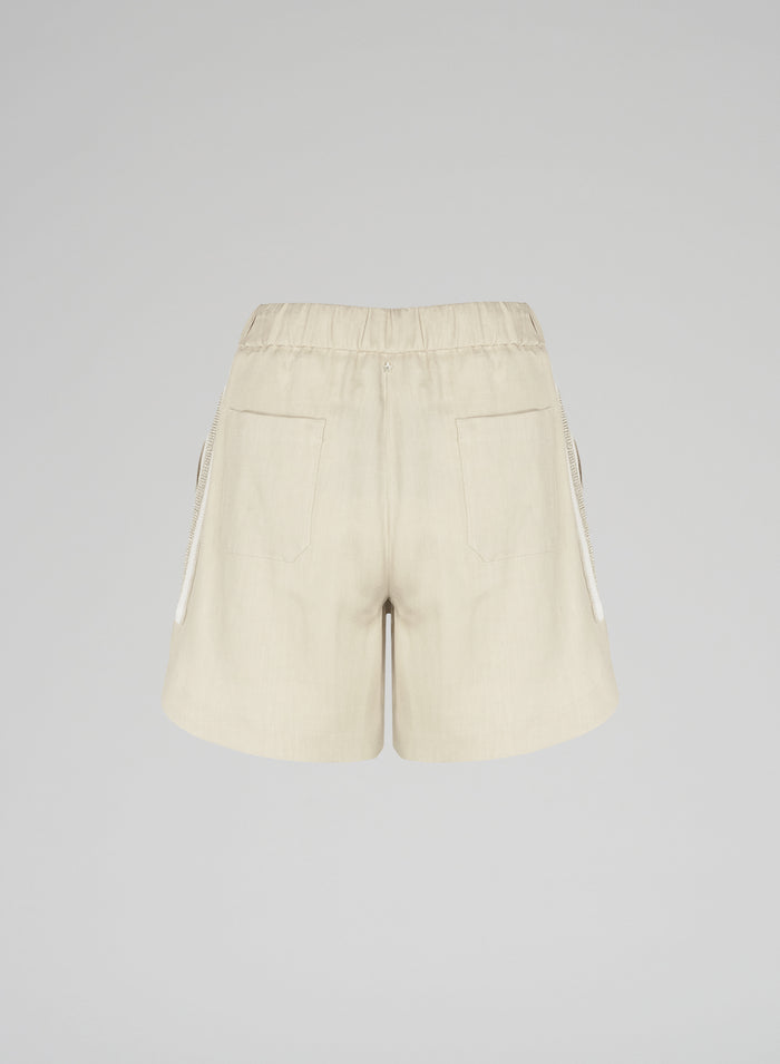 Lorena Antoniazzi PANTALONCINI IN LINO