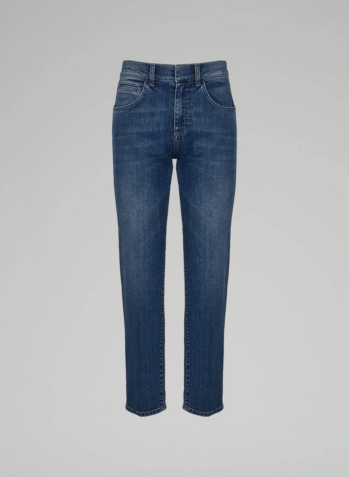 Lorena Antoniazzi PANTALONI DRITTI IN DENIM