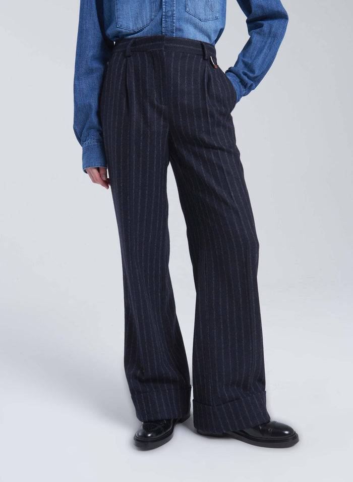 Lorena Antoniazzi PANTALONI IN ALPACA E LANA