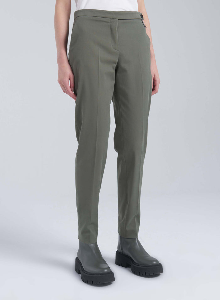 Lorena Antoniazzi PANTALONI IN COTONE STRETCH