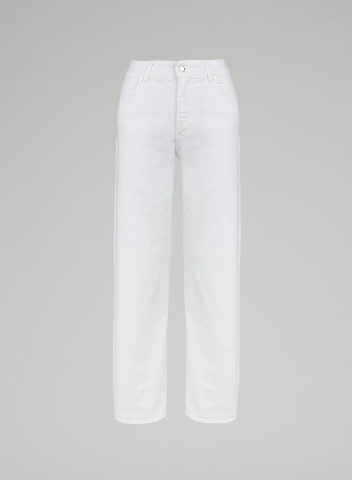 Lorena Antoniazzi PANTALONI IN DENIM STRETCH