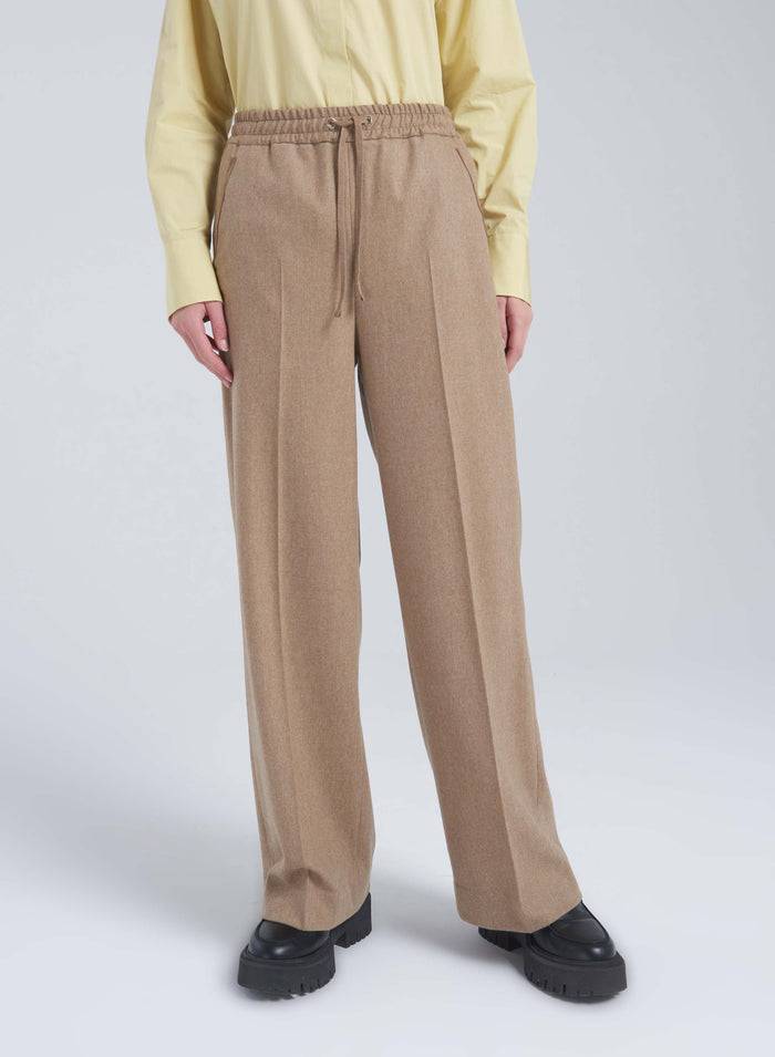 Lorena Antoniazzi PANTALONI IN FLANELLA STRETCH