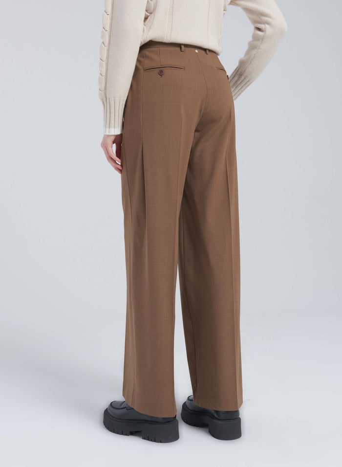 Lorena Antoniazzi PANTALONI IN LANA STRETCH