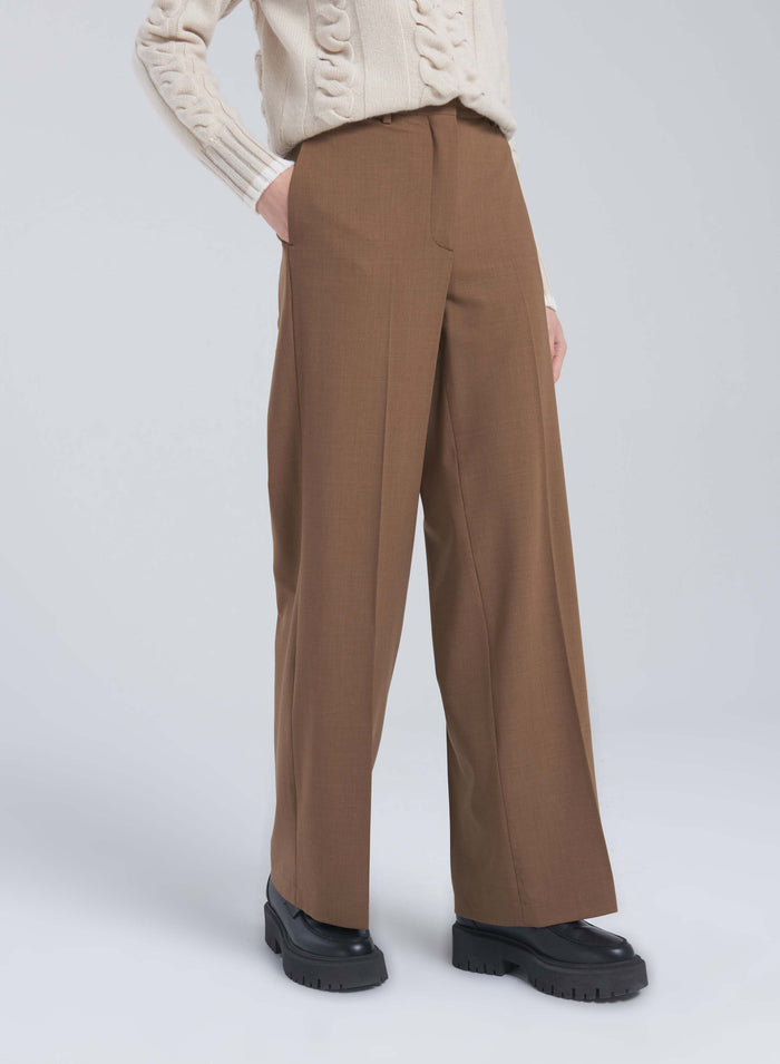 Lorena Antoniazzi PANTALONI IN LANA STRETCH