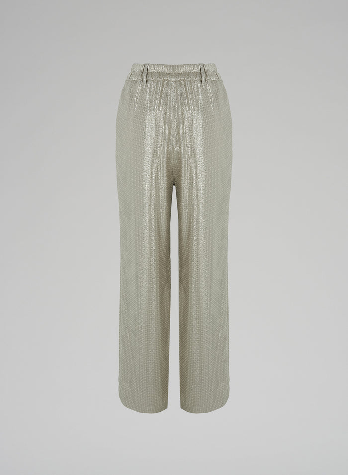 Lorena Antoniazzi PANTALONI IN LUREX