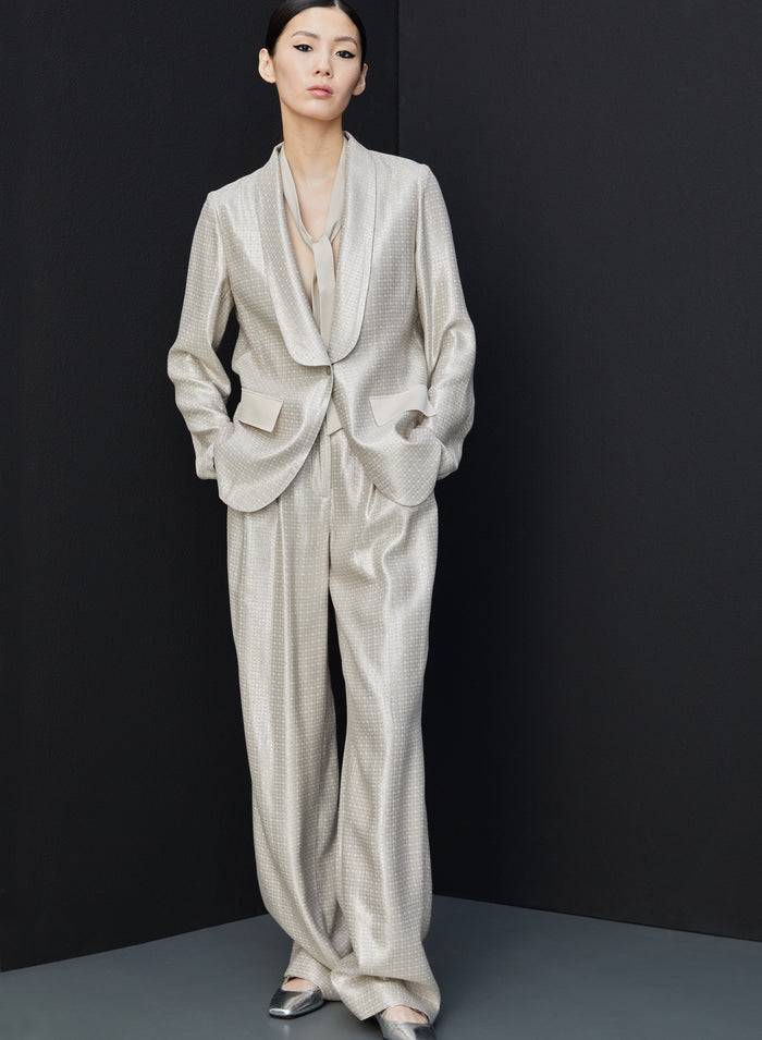 Lorena Antoniazzi PANTALONI IN LUREX