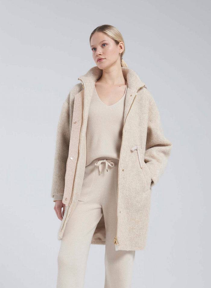 Lorena Antoniazzi PARKA IN ALPACA E LANA