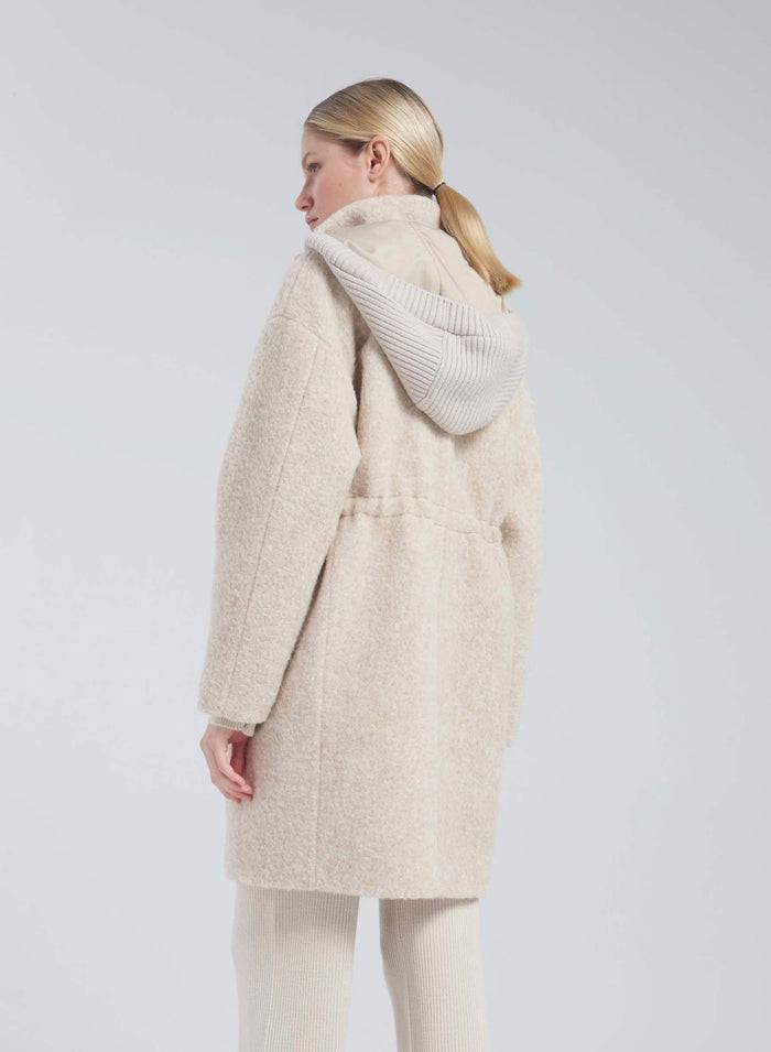 Lorena Antoniazzi PARKA IN ALPACA E LANA
