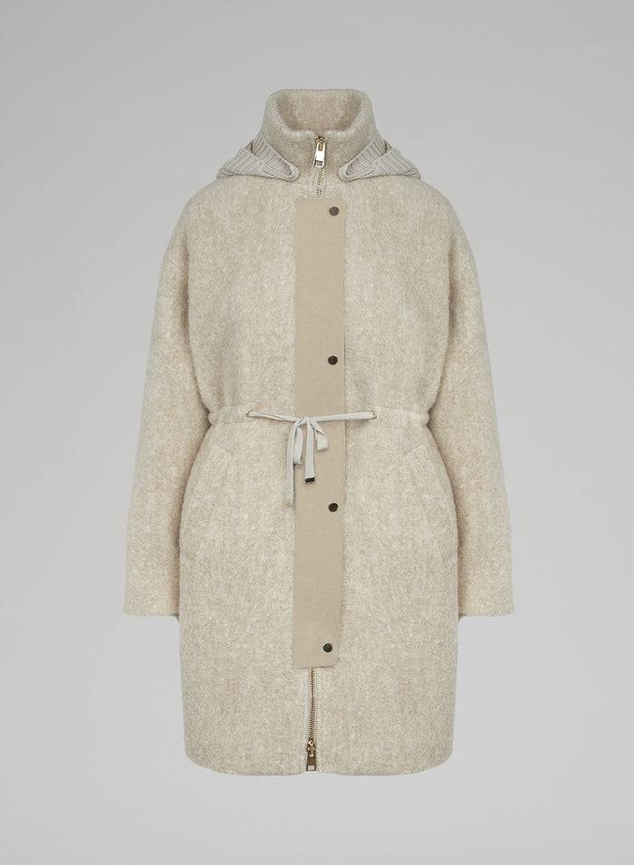 Lorena Antoniazzi PARKA IN ALPACA E LANA