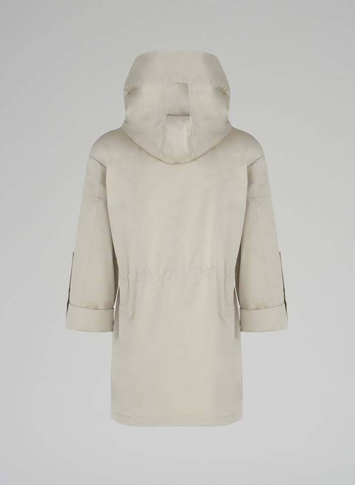 Lorena Antoniazzi PARKA IN NYLON CON CAPPUCCIO