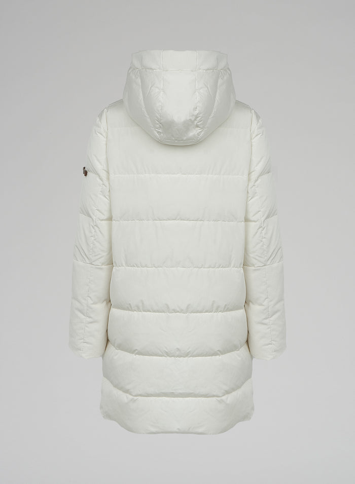 Lorena Antoniazzi PIUMINO IN TAFFETAS E VELLUTO