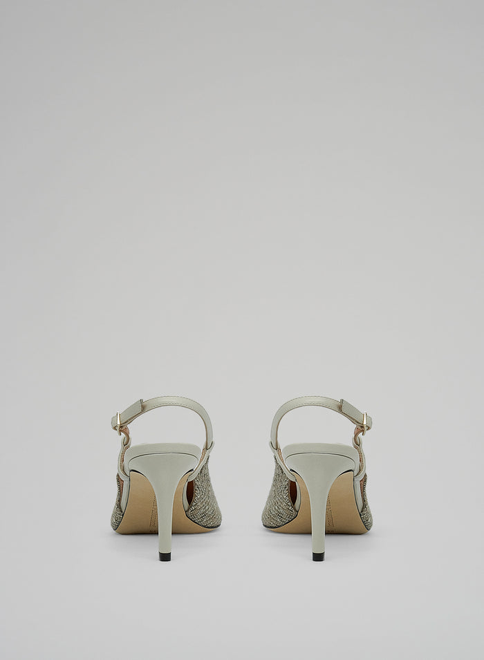 Lorena Antoniazzi SLINGBACK IN PELLE E LANA