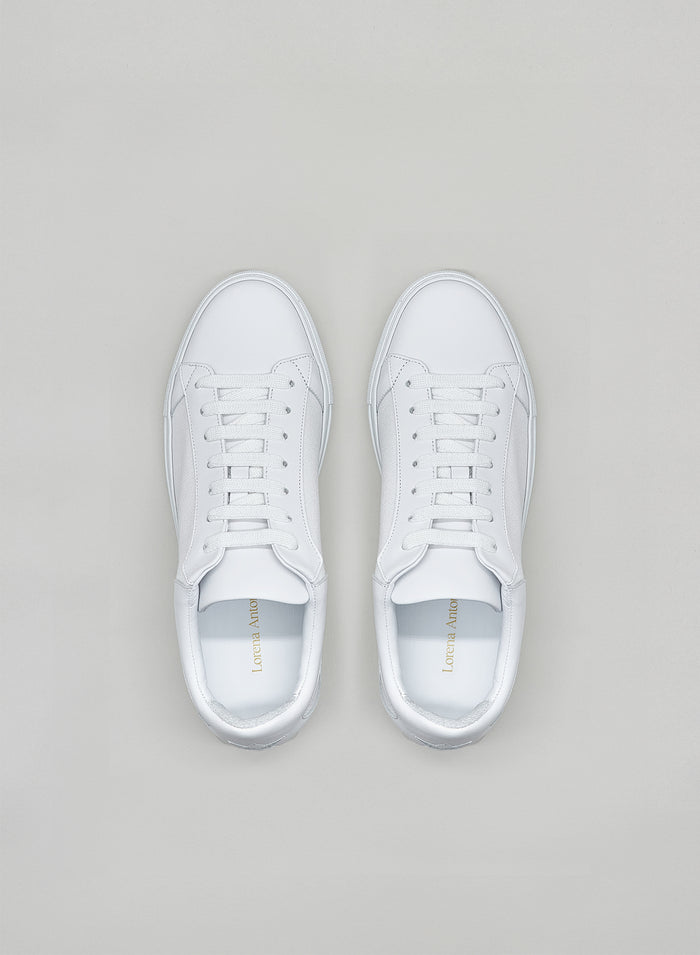 Lorena Antoniazzi SNEAKERS IN PELLE E COTONE