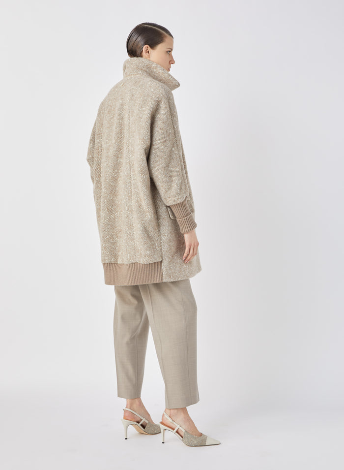 Lorena Antoniazzi PANTALONE IN TELA MELANGE STRETCH