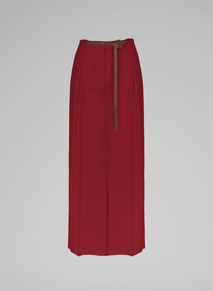 Lorena Antoniazzi PANTALONI PALAZZO IN LANA STRETCH