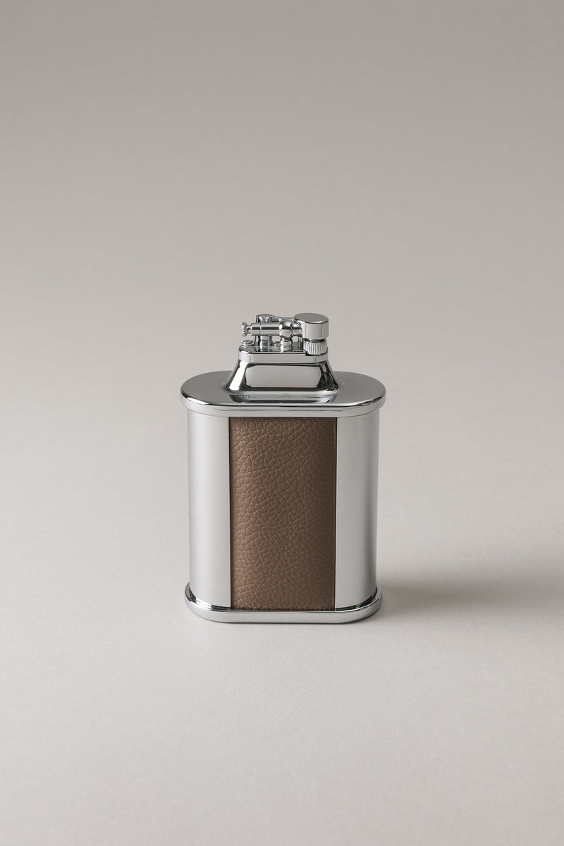 Lorenzi Milano Accendino a pietrina tavolo in Vitello nautico