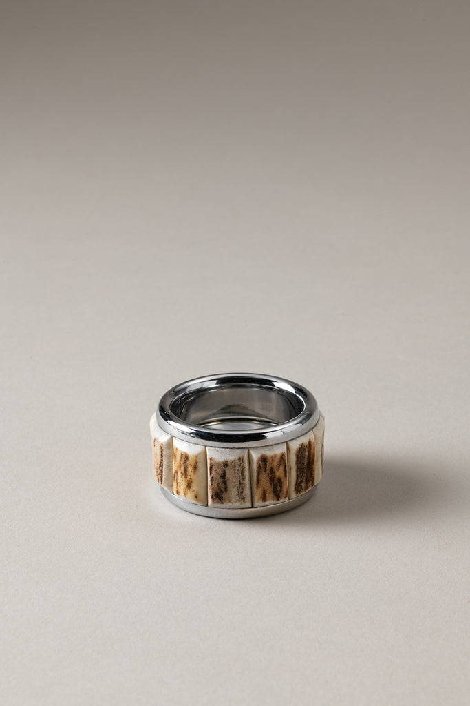 Lorenzi Milano Anello Porta Tovagliolo In Cervo (palco)