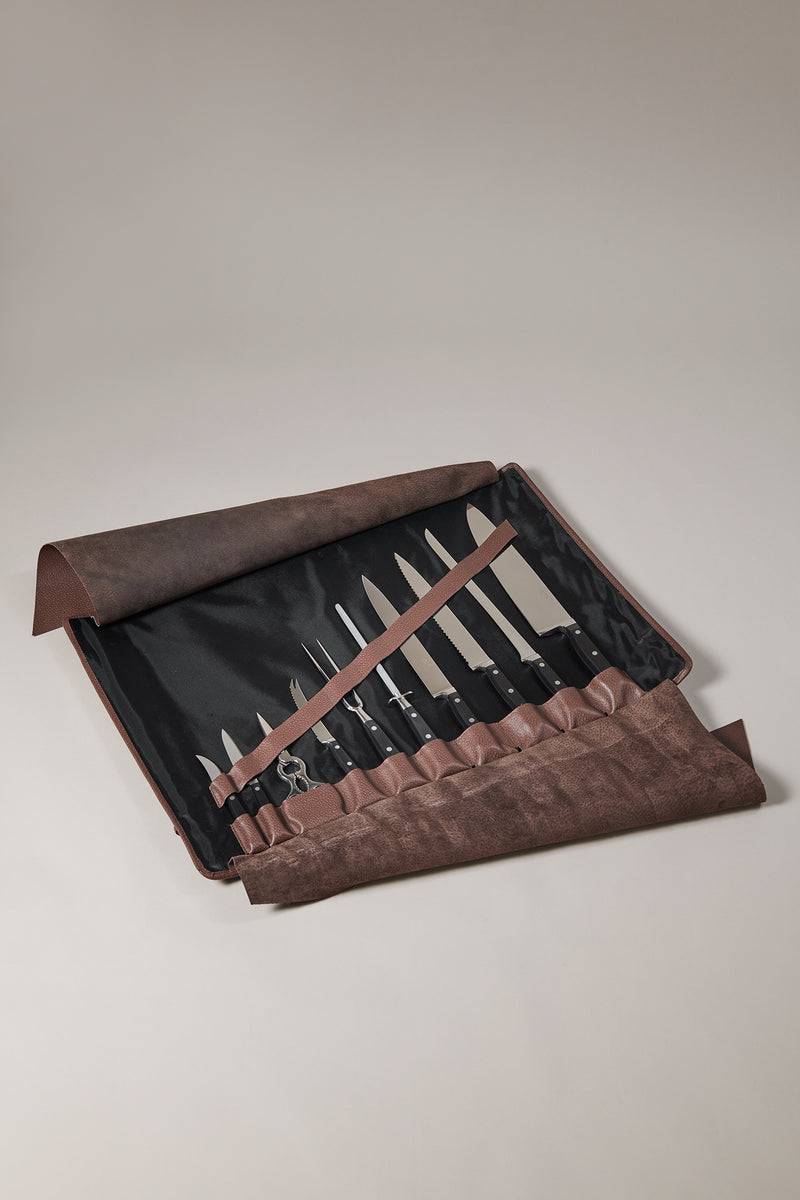 Lorenzi Milano Avvolgibile coltelli da cucina in Cinghiale