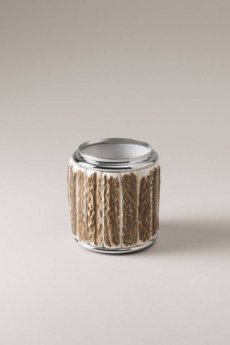 Lorenzi Milano Barattolo Porta Cotone Da Toilette In Cervo (palco)