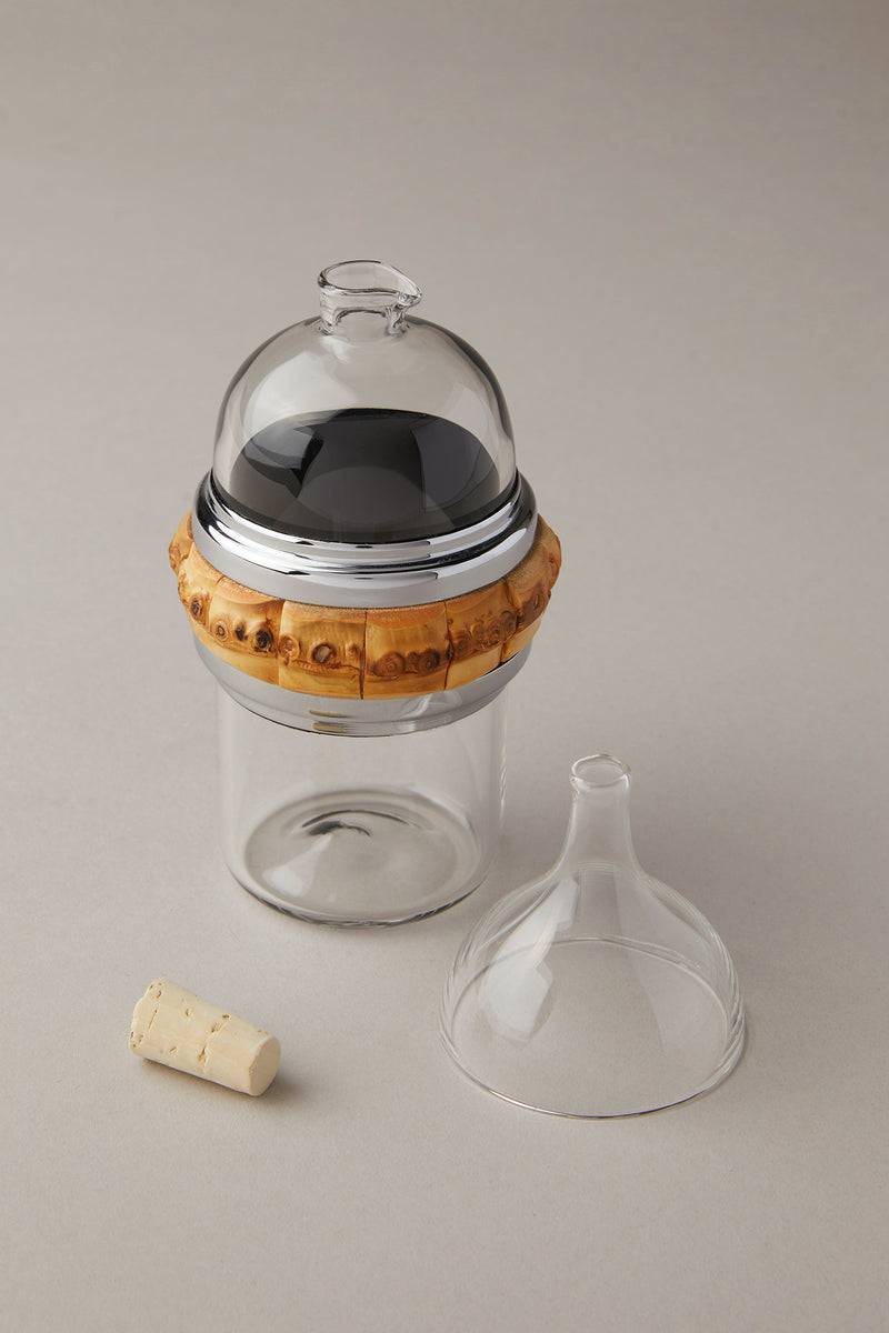 Lorenzi Milano Bottiglia Olio/aceto Mignon In Bambù