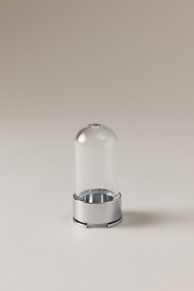 Lorenzi Milano Capsula Porta Spazzolino Da Denti In Ottone Cromato