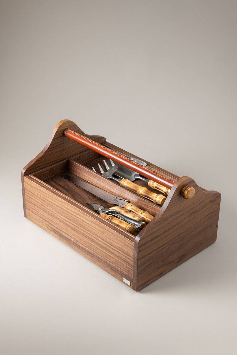 Lorenzi Milano Cassetta giardinaggio completa in Bambù