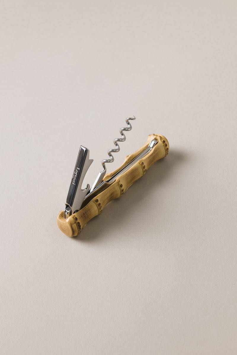 Lorenzi Milano Cavatappi Tipo Butler's Friend In Bambù