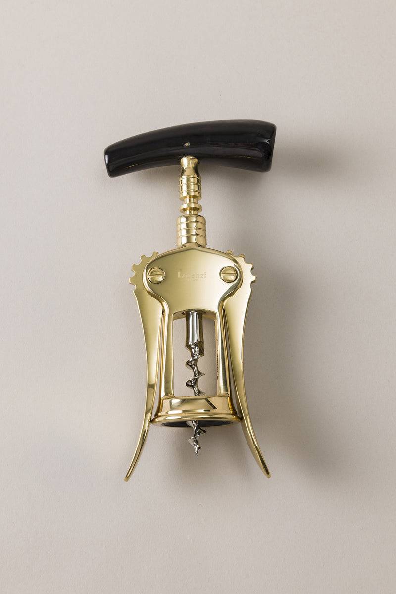 Lorenzi Milano Cavatappi tradizionale ottone in Zebu