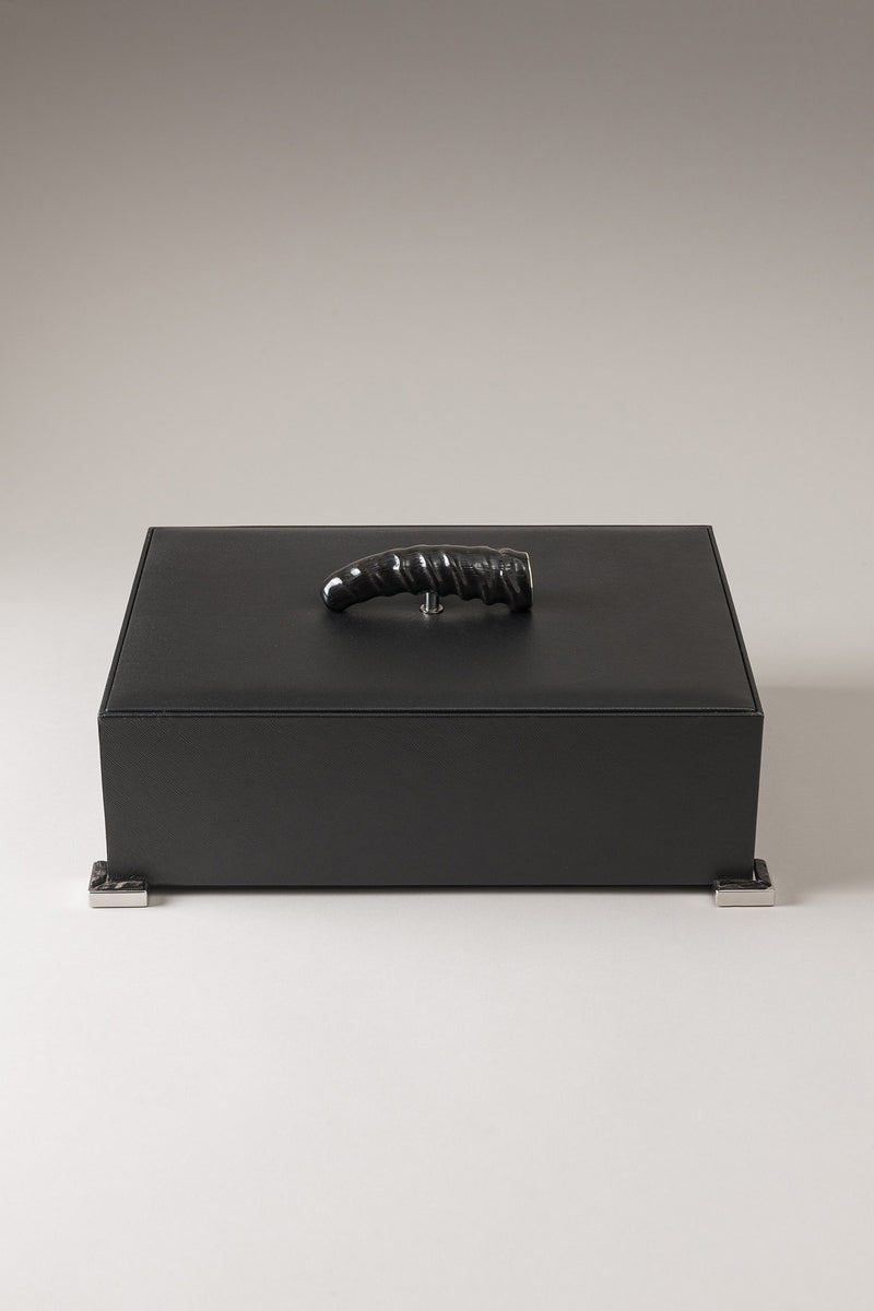 Lorenzi Milano Cofanetto Porta Gioie Da Uomo In Springbok