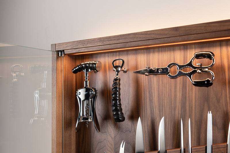 Lorenzi Milano Coltelliera Media Con Vetro In Springbok