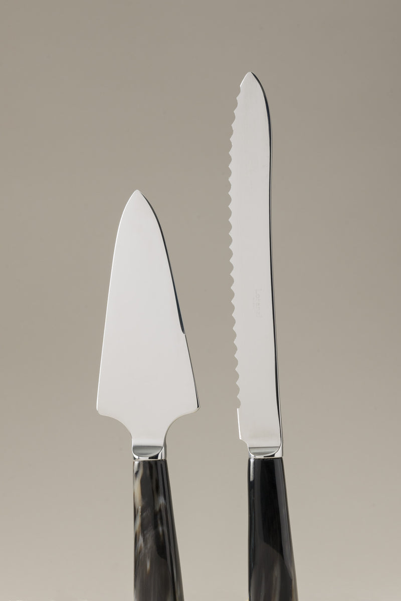 Lorenzi Milano Coltello E Pala Torta (individuali) In Zebu