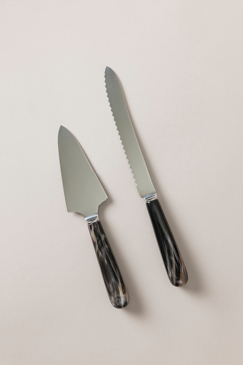 Lorenzi Milano Coltello e pala torta (individuali) in Zebu