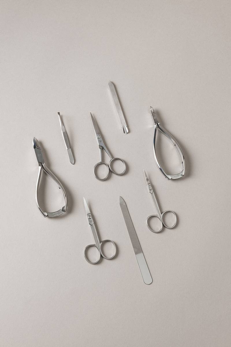 Lorenzi Milano Completo Manicure Da Toilette In Legno