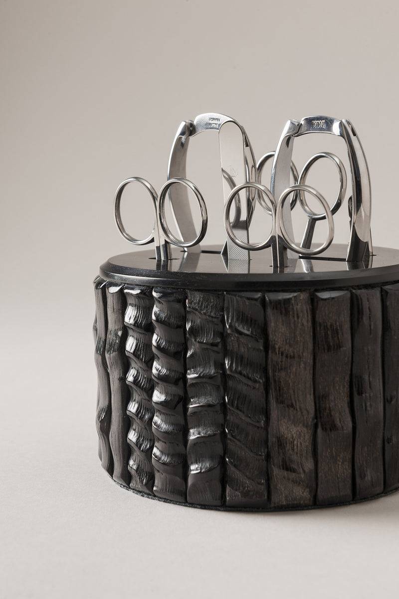 Lorenzi Milano Completo Manicure Da Toilette In Orice