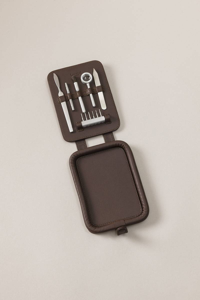 Lorenzi Milano Completo per manutenzione orologi in Nappa