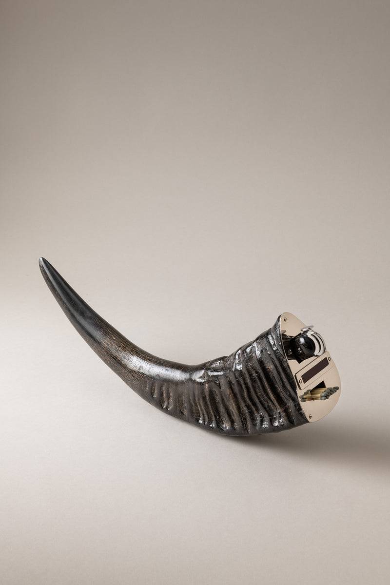 Lorenzi Milano Completo per sigari da tavolo in Bufalo d'acqua