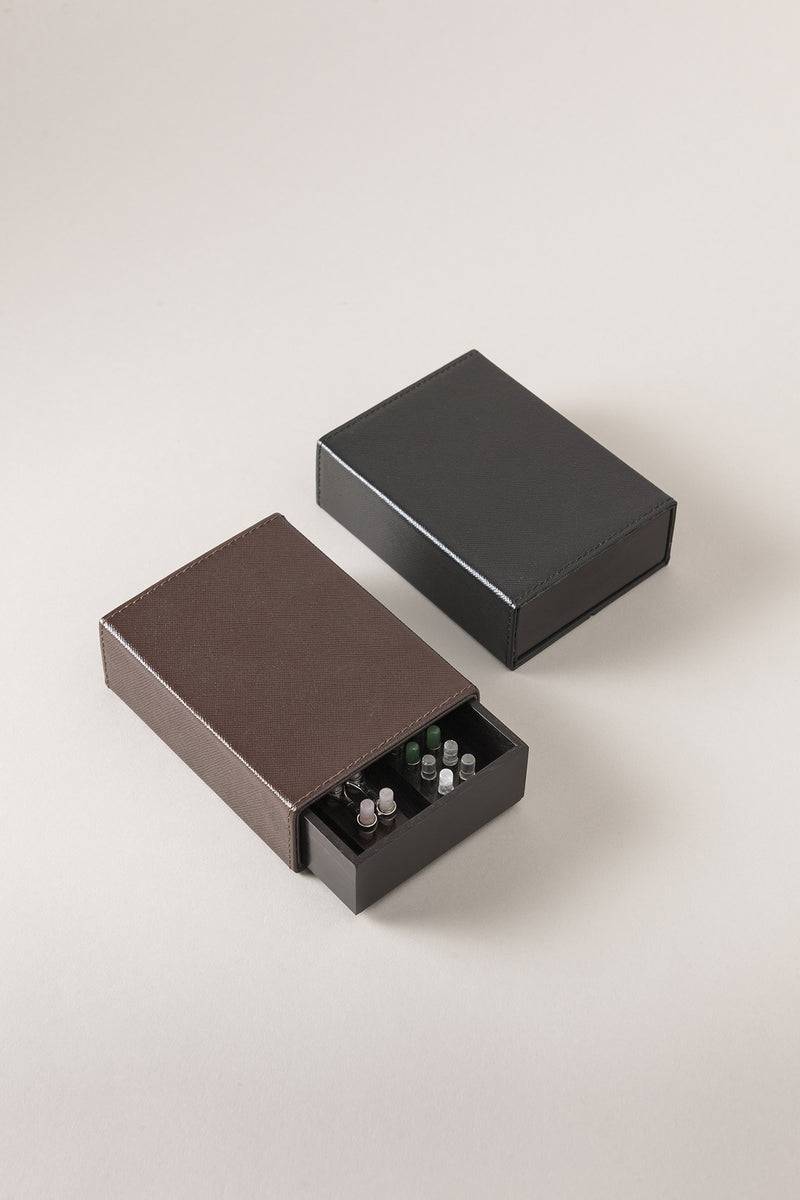 Lorenzi Milano Completo Settimanale Gemelli Intercambiabili In Saffiano