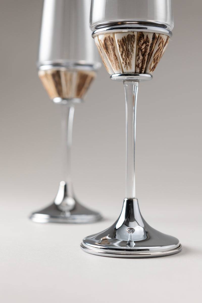 Lorenzi Milano Coppia Flute Champagne In Cervo (palco)