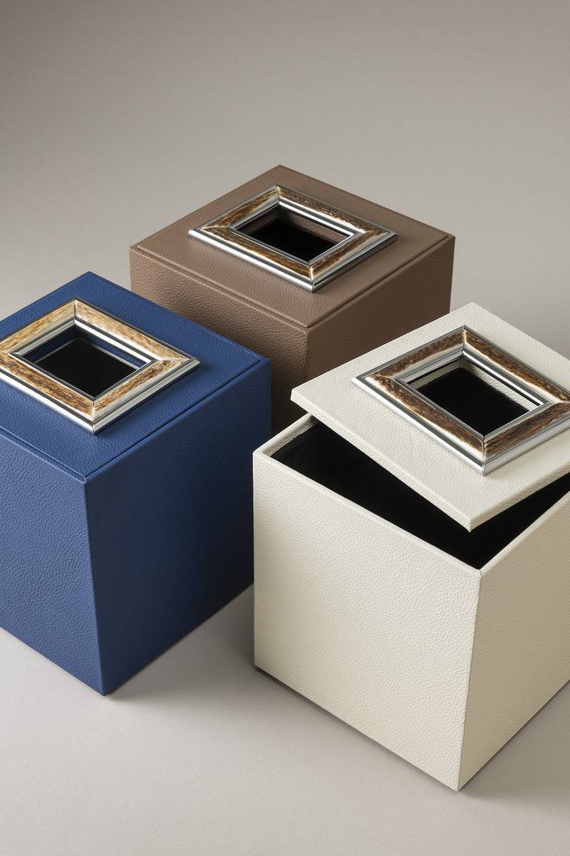 Lorenzi Milano Cubo Porta Fazzoletti In Cervo (palco)