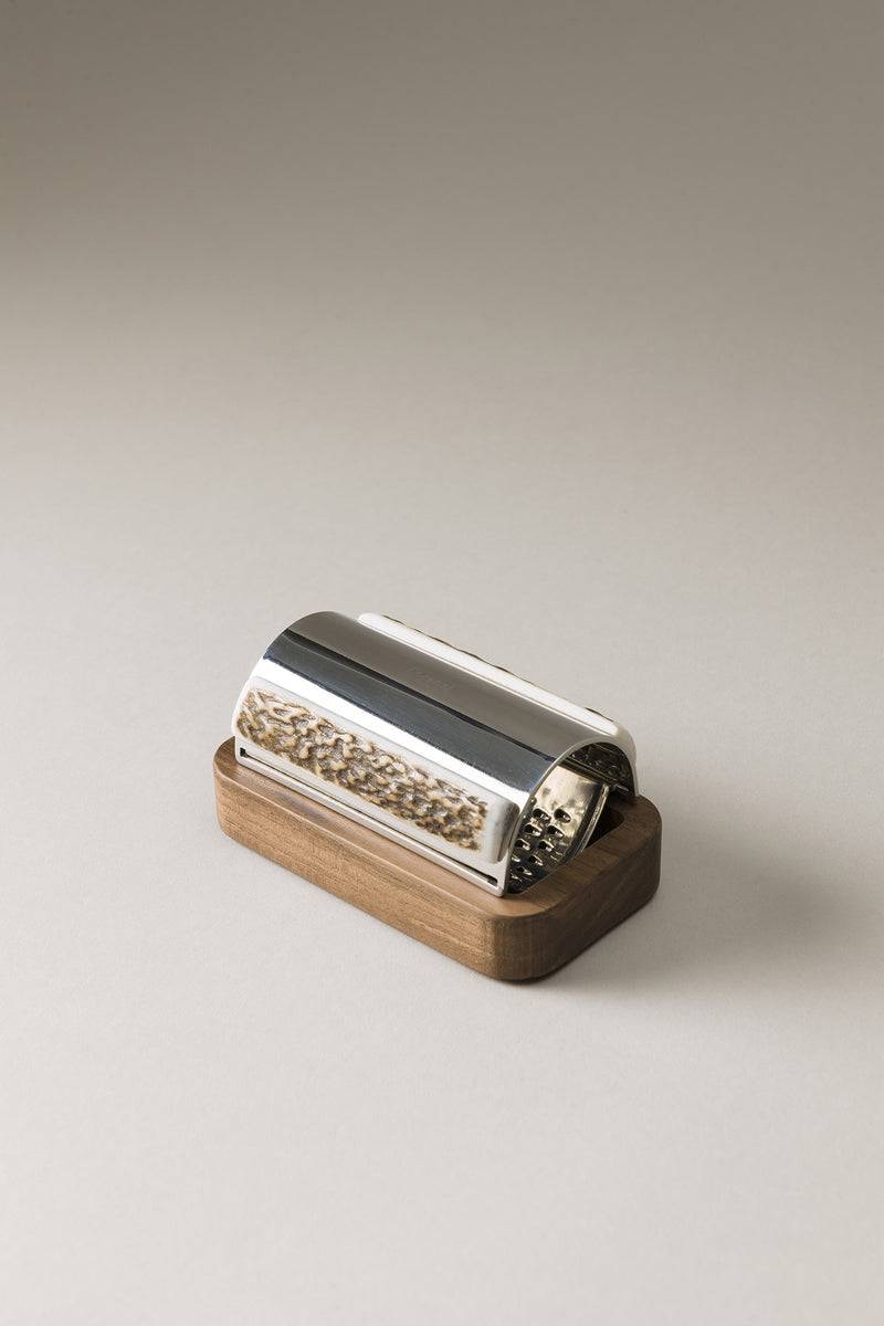 Lorenzi Milano Grattugia con vassoio in Cervo (palco)