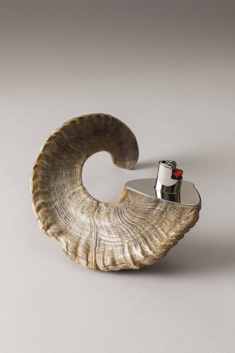 Lorenzi Milano Accendino Da Tavolo In Montone