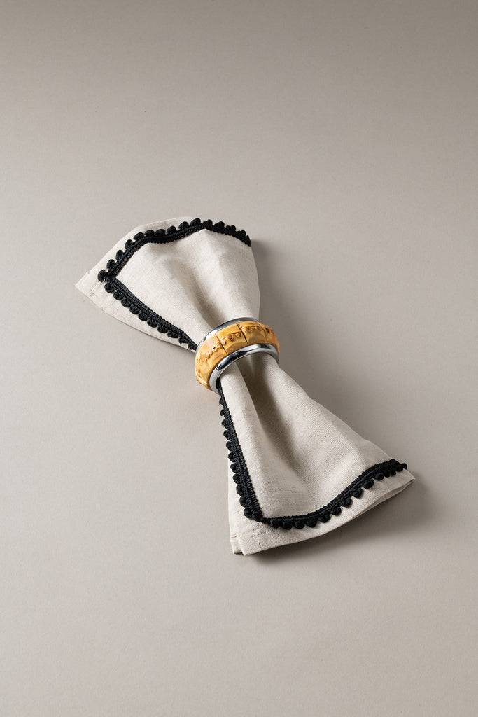 Lorenzi Milano Anello porta tovagliolo in Bambù