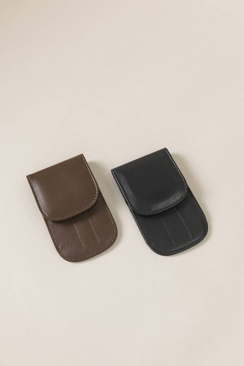 Lorenzi Milano Busta Manicure Da Viaggio In Nappa