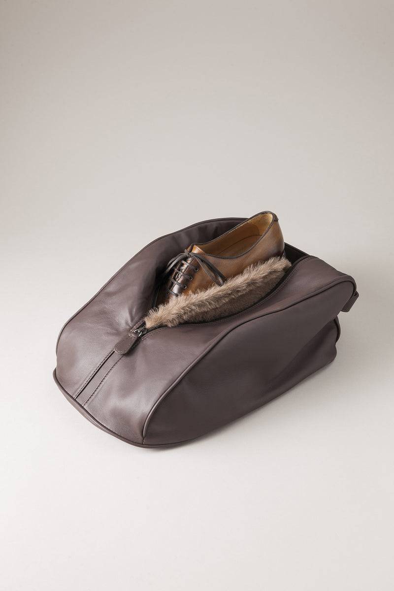 Lorenzi Milano Busta Porta Scarpe Deluxe In Nappa