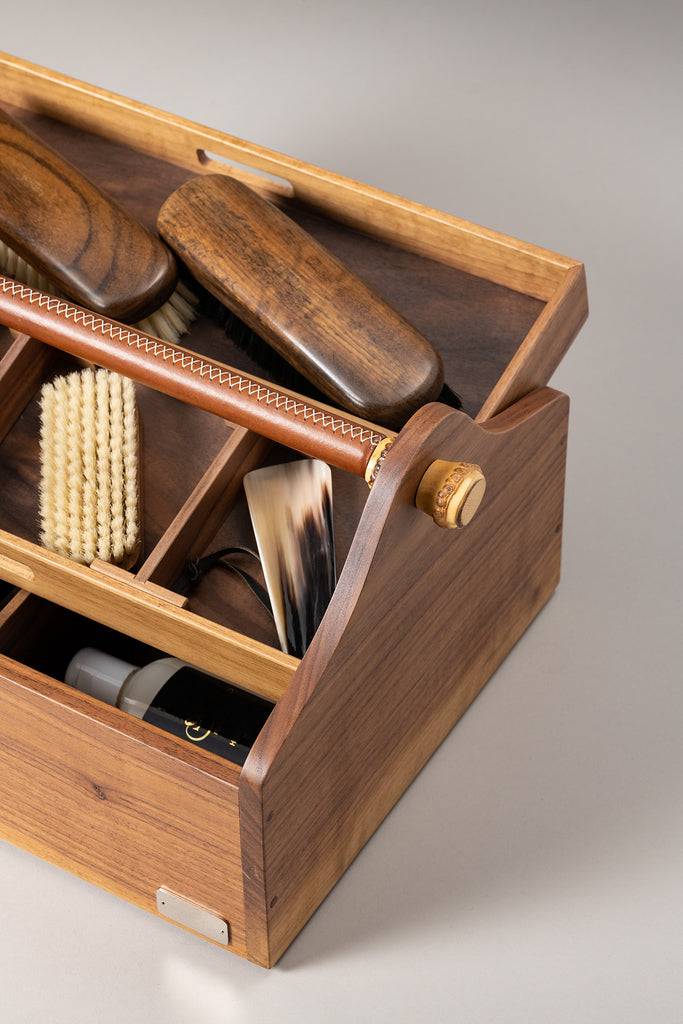 Lorenzi Milano Cassetta Scarpe In Bambù