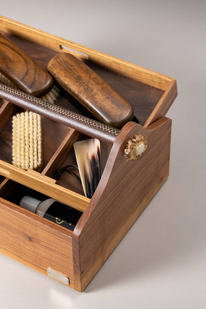 Lorenzi Milano Cassetta Scarpe In Capriolo